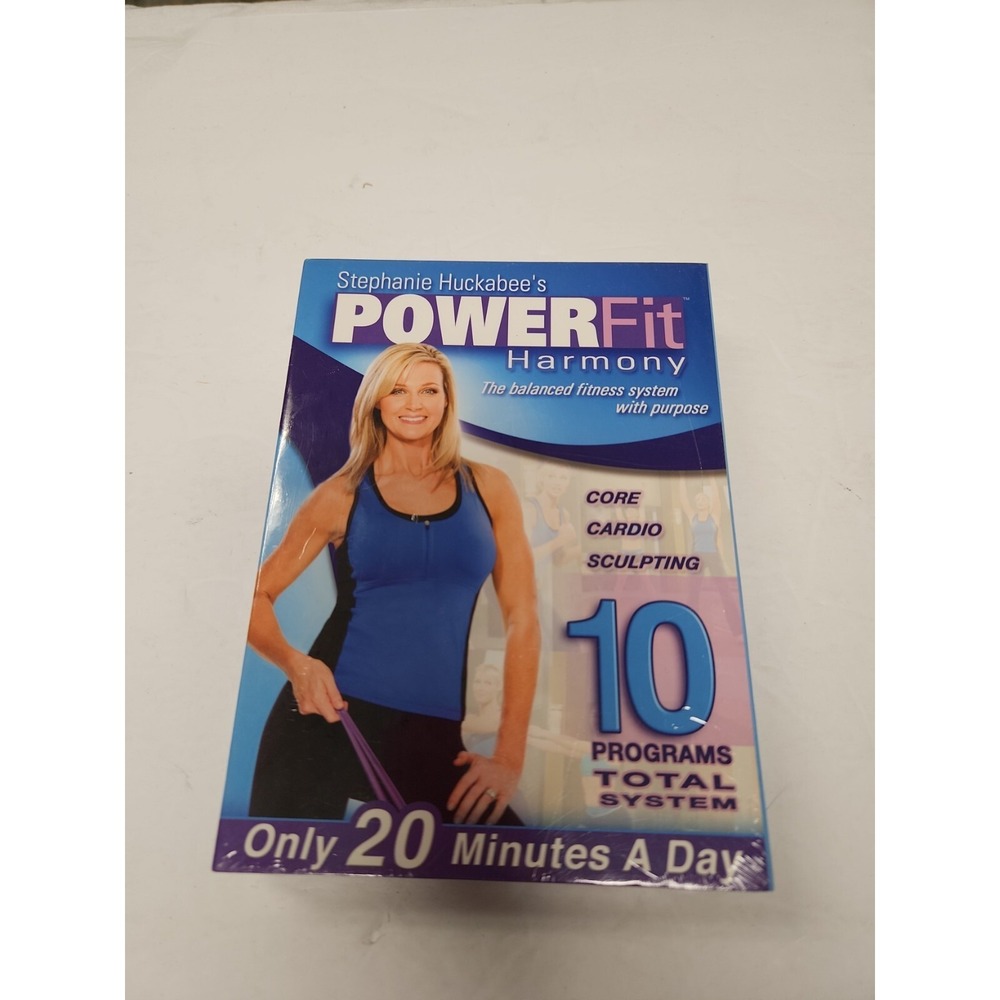 Stephanie Huckabee's Power Fit Harmony 10 Programs Total System New